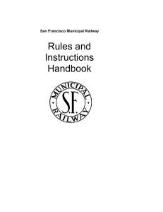 Rules and Instructions Handbook