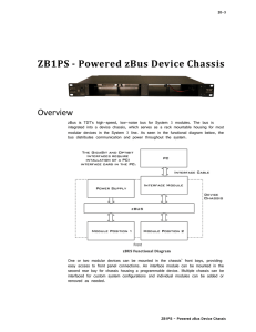 ZB1PS - Powered zBus Device Chassis