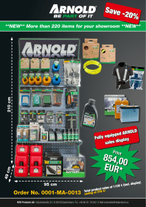 854,00EUR - Arnold Products