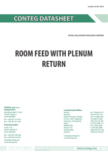 room feed with plenum return