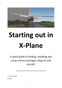Starting Out In X-Plane - X