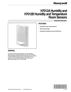 74-1868 - H7012A Humidity and H7012B Humidity and