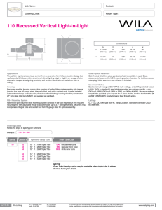 110 Recessed Vertical Light-In-Light