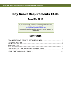 Boy Scout Requirements FAQs