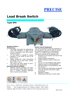 Load Break Switch SF6