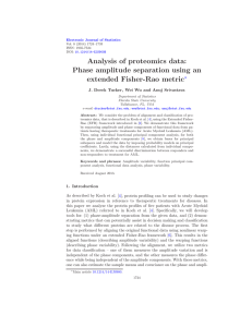 Analysis of proteomics data:Phase amplitude
