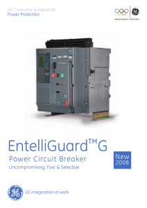 EntelliGuard™G Power Circuit Breaker