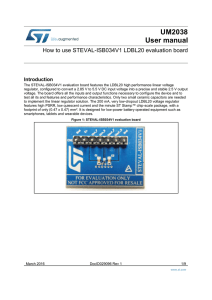 How to use STEVAL-ISB034V1 LDBL20