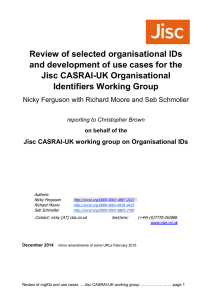 pdf report for Jisc