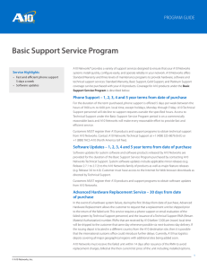 A10 Networks – Basic Support
