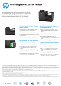 hp officejet pro x551dw - printer
