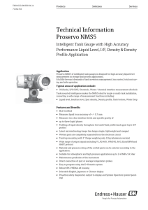 Technical Information Proservo NMS5
