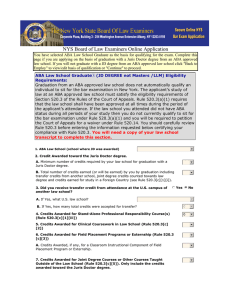 NYS Board of Law Examiners Online Application