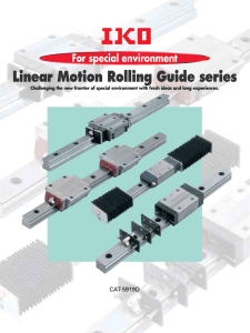 Linear Motion Rolling Guide series