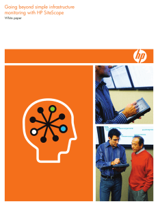 Going beyond simple monitoring with HP