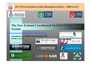 An introduction to the NZ Coordinated Incident
