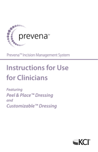 Instructions for Use for Clinicians