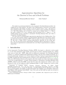 Approximation Algorithms for the Directed k-Tour and k