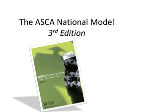 The ASCA National Model 3rd Edition