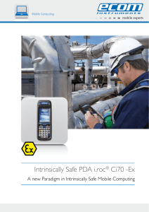 Intrinsically Safe PDA i.roc® Ci70 -Ex