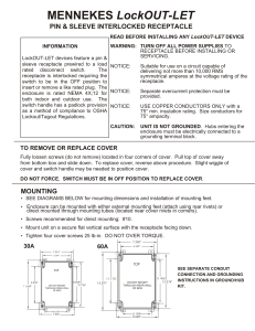 LockOUT-LET Wiring Instructions