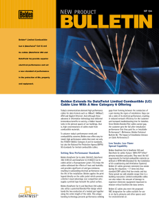 NP 194 - Belden Extends Its DataTwist Limited Combustible (LC