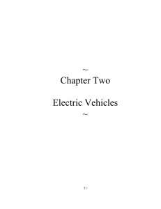 Chapter Two Electric Vehicles