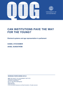 Can institutions pave the way for the young?
