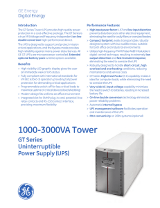 ups ge gt-series 1000 3000va tower