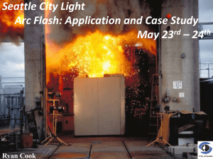 Arc Flash - An Application in the Utility Industry