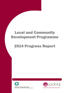 Local and Community Development Programme 2014 Progress