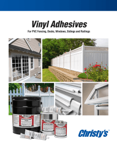 Vinyl Adhesives
