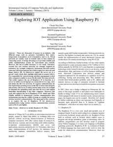 Exploring IOT Application Using Raspberry Pi