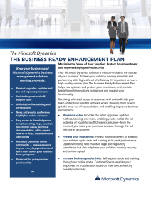 the business ready enhancement plan