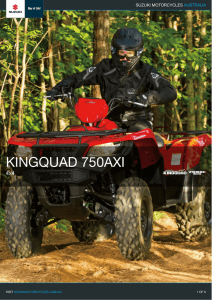 kingquad 750axi - Suzuki Motorcycles