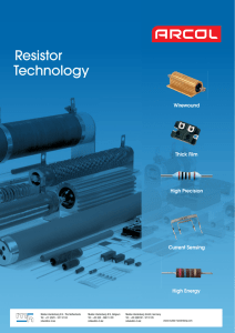 Resistor Technology - Engineering components