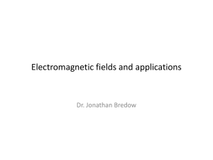 Electromagnetic fields and applications