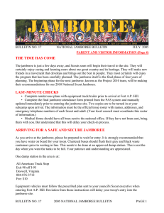 2005 Jamboree Bulletin No. 17 - July 05 (pdf format-128k