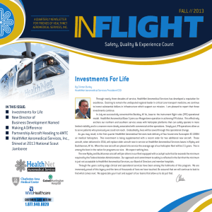 Investments For Life - HealthNet Aeromedical Services
