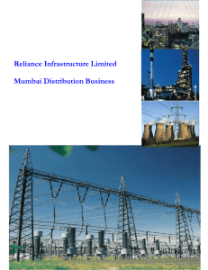Reliance Infrastructure Limited Mumbai Distribution Business