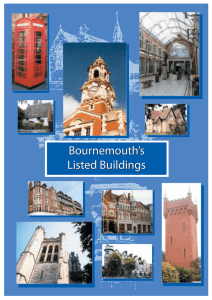 Bournemouth`s Listed Buildings Bournemouth`s Listed Buildings