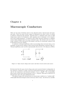 Macroscopic Conductors