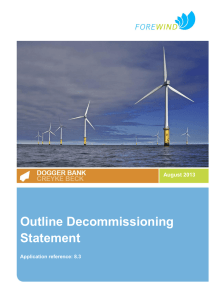 Outline Decommissioning Statement