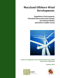 Maryland Offshore Wind Development