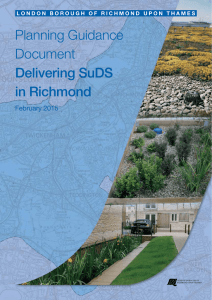 Planning Guidance Document Delivering SuDS in Richmond
