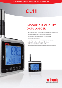 INDOOR AIR QUALITY DATA LOGGER