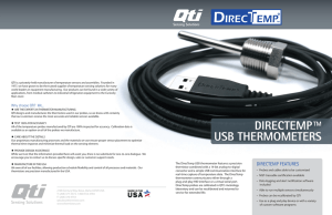 DirecTemp™ USB Thermometer Guide