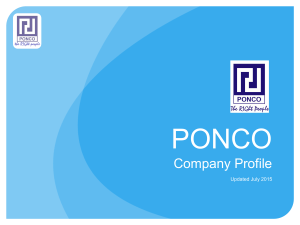 Click on the image to Ponco company profile