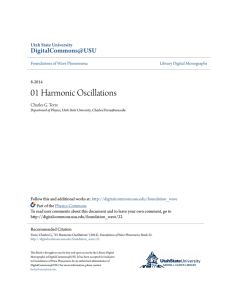 01 Harmonic Oscillations - DigitalCommons@USU