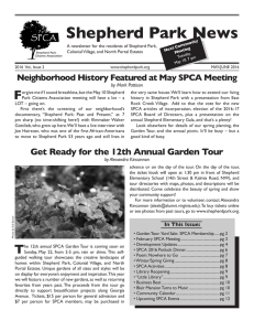 May/Jun 2016 Newsletter - Shepherd Park Citizens Association